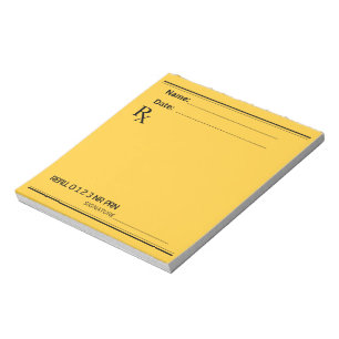 Rx-receptblok – Schrijf je eigen notities Notitieblok