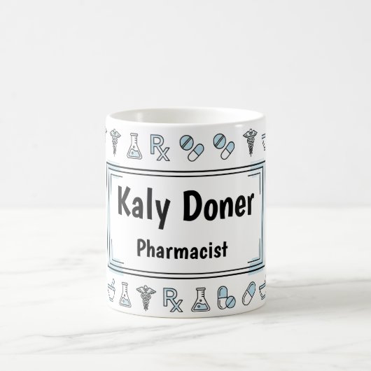 RX Style Personalized Pharmacist Mug Koffiemok (Center)