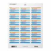 RX SUCCESS Verpleegster Dokter Medische Afstudeer  Etiket (Full Sheet)