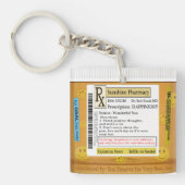 RX Voorschrift voor geluk Sleutelhanger (Voorkant)