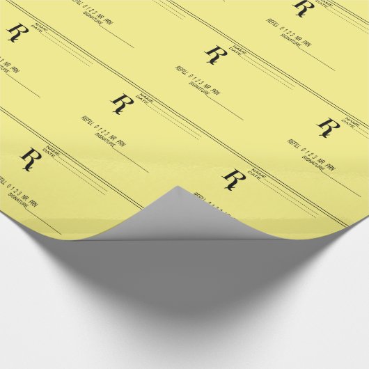 Rx-voorschrijfpad - Schrijf uw eigen voorschrijven Cadeaupapier (Hoek)