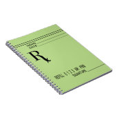 Rx-voorschrijfpad - Schrijf uw eigen voorschrijven Notitieboek (Rechterzijde)