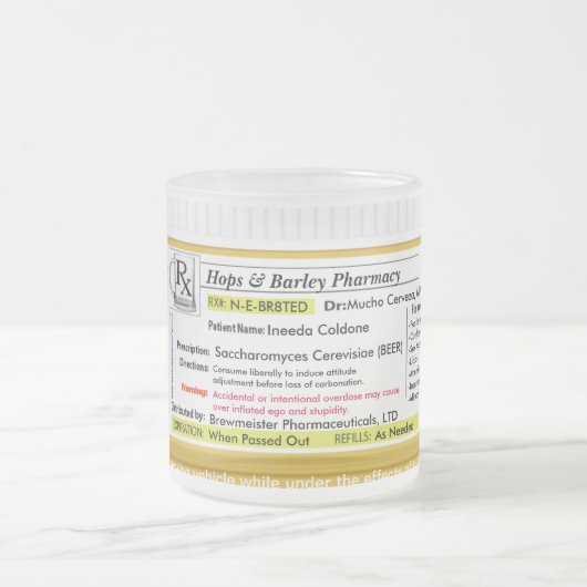 RX Voorschrijvingsbier Mok CustomizeAbles (Center)