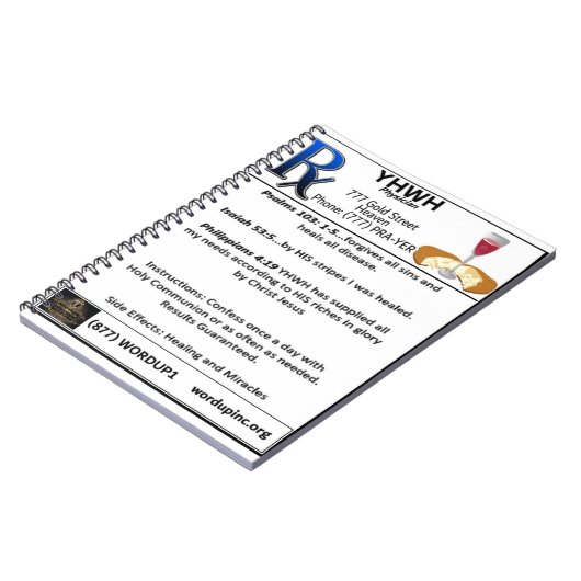 Rx-YHWH Notitieboek (Linkerzijde)