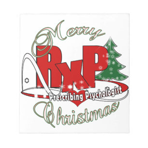 RxP Kerstmis met psycholoog. Notitieblok