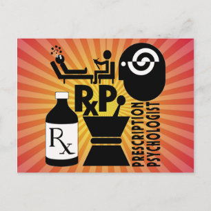 RxP LOGO voorschrijver psycholoog Briefkaart
