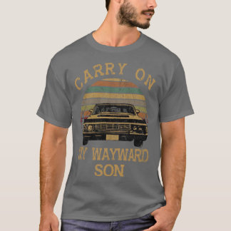 ry op mijn afdwalende zoon Supernatural Kansas T-shirt