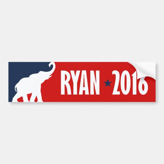 RYAN 2016 SPORTBUMPER -.png Bumpersticker (Voorkant)