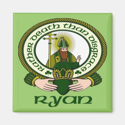 Ryan Clan Motto Magnet (Voorkant)