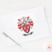 Ryan Coat of Arms Vierkante Sticker (Envelop)