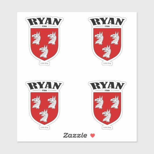 Ryan Crest Ierse vertaling & betekenis (x4) Sticker (Vel)