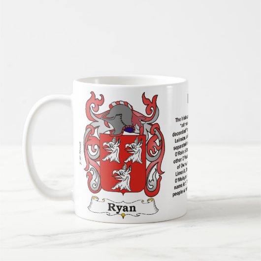 Ryan Family Coat of Arms Mok (Links)