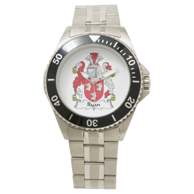 Ryan Family Crest Horloge (Voorkant)
