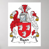 Ryan Family Crest Poster (Voorkant)