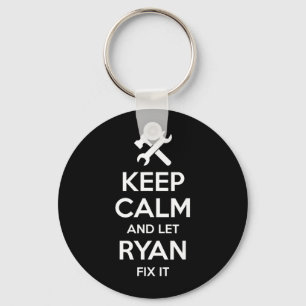 Ryan Fix citaat Funny Verjaardag Gepersonaliseerde Sleutelhanger