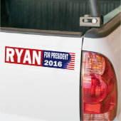 Ryan For President 2016 Bumpersticker (Op Truck)
