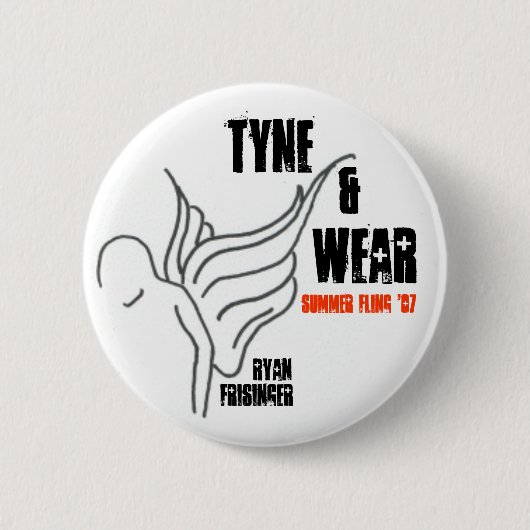 Ryan Frisinger - "Tyne & Draag" - Button (Voorkant)