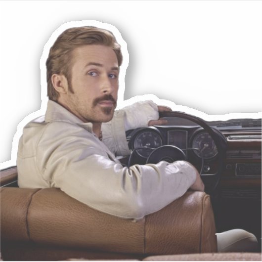 Ryan Gosling - The Fall Guy - Sticker (Voorkant)
