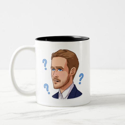 Ryan Gosling Tweekleurige Koffiemok (Links)