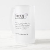 Ryan GP Collectors Cup Matglas Bierpul (Voorkant links)
