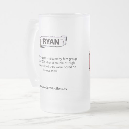 Ryan GP Collectors Cup Matglas Bierpul (Voorkant links)