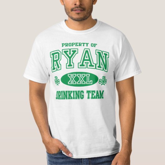 Ryan Irish Drink Team T-shirt (Voorkant)