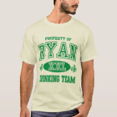 Ryan Irish Drink Team T-shirt (Voorkant)