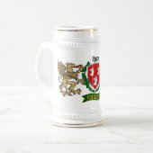 Ryan Irish Shield Beer Stein Bierpul (Voorkant links)