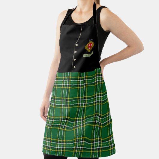 Ryan Irish Shield Gepersonaliseerde Kilt Schort (Insitu)
