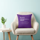 Ryan, Jongensnaam Gepersonaliseerde Naam Definitie Kussen (Stoel)