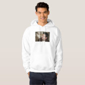 Ryan Kelly Music - Hoodie White - Leather Jacket (Voorkant volledig)