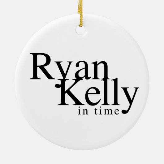 Ryan Kelly Music - Ornament - Plain White T (Achterkant)