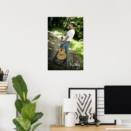 Ryan Kelly Music - Poster "getekend" - Tracks (Thuiskantoor)