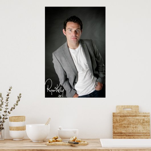 Ryan Kelly Music - Poster - Gray-"Signed" (Keuken)