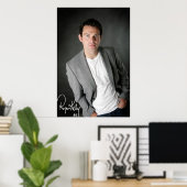 Ryan Kelly Music - Poster - Gray-"Signed" (Thuiskantoor)