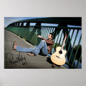 Ryan Kelly Music - Poster - Guitar Ondertekend (Voorkant)