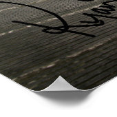 Ryan Kelly Music - Poster - Guitar Ondertekend (Hoek)