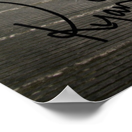 Ryan Kelly Music - Poster - Guitar Ondertekend (Hoek)