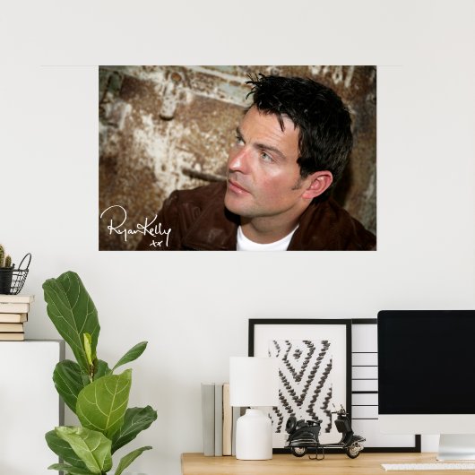 Ryan Kelly Music - Poster - Leather Jacket-"Signed (Thuiskantoor)