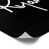 Ryan Kelly Music - Poster "Signed" - Blazer (Hoek)