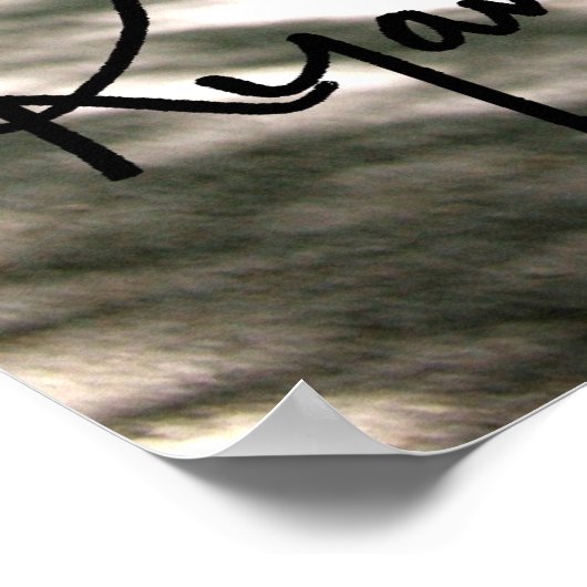 Ryan Kelly Music - Poster "Signed" - Groene bomen (Hoek)