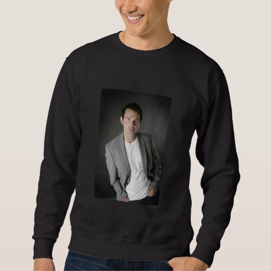 Ryan Kelly Music - Sweatshirt Black - Grey (Voorkant)