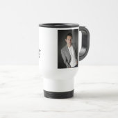 Ryan Kelly Music - Travel Mug - Grijs Reisbeker (Voorkant rechts)
