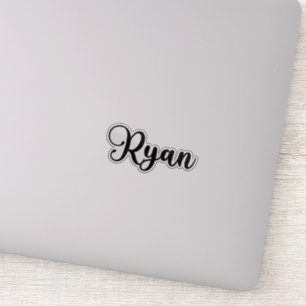 Ryan Naam - Handgeschreven kalligrafie Sticker