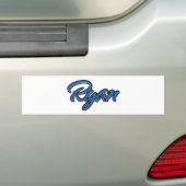 Ryan Name blue Aufkleber Sticker Autoaufkleber (Op auto)