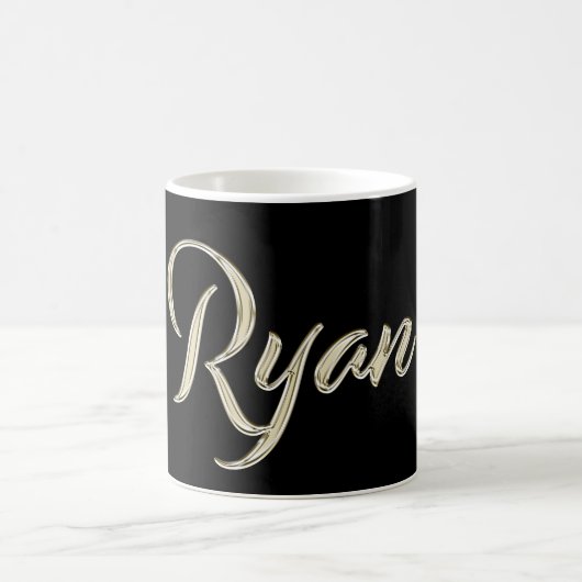 Ryan Name whitegold Tasse Teetasse Kaffeetasse Koffiemok (Center)