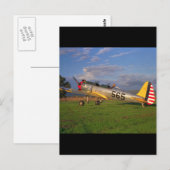 Ryan, PT-22, WWII_Classic Aviation Briefkaart (Voorkant / Achterkant)