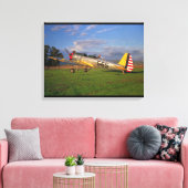 Ryan, PT-22, WWII_Classic Aviation Canvas Afdruk (Insitu (Woonkamer))