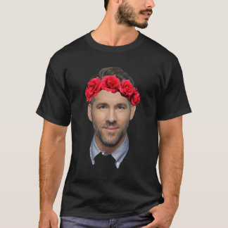 Ryan Reynolds Flower Crown T-shirt