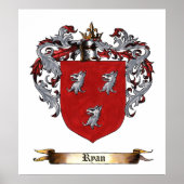 Ryan Shield of Arms Poster (Voorkant)